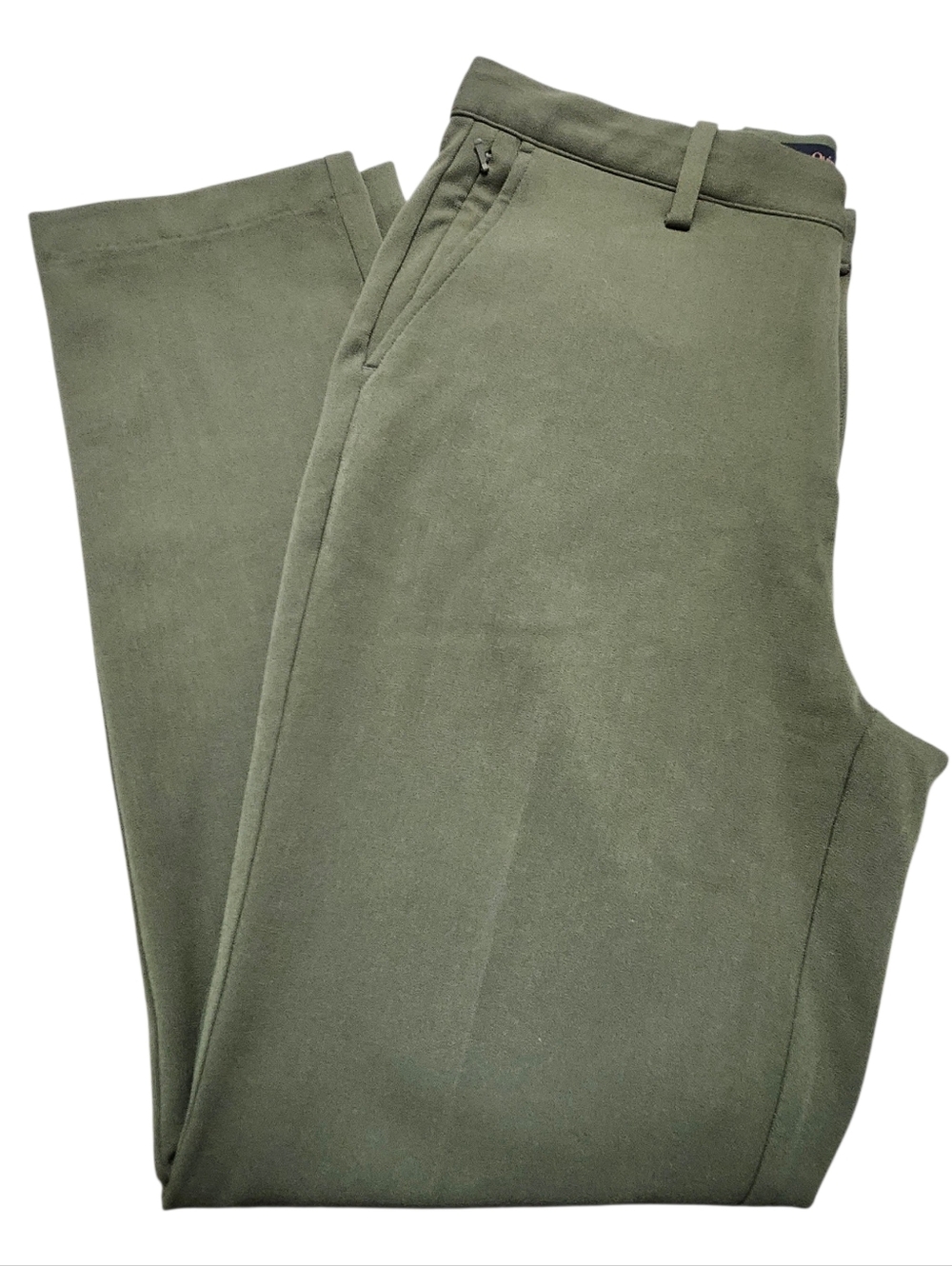 Quince Dark Olive Men's Technical Slim Fit Dress Pants. Sz. 30x28